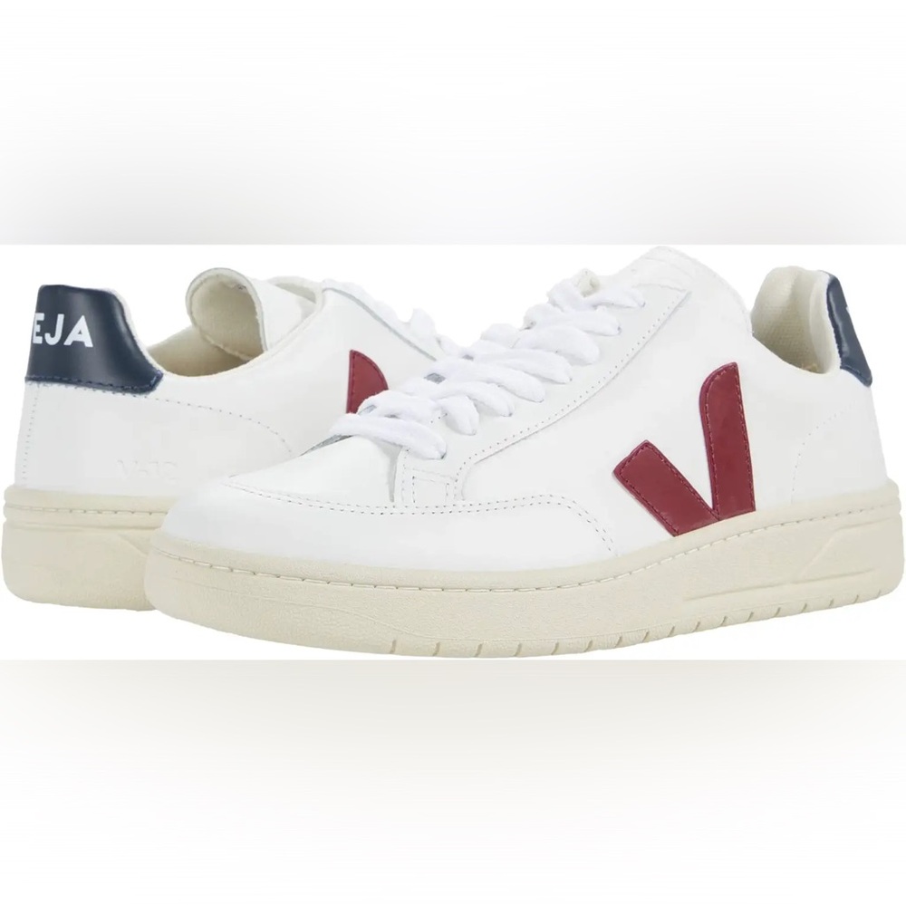 Veja V12 Blue and Burgundy size 38